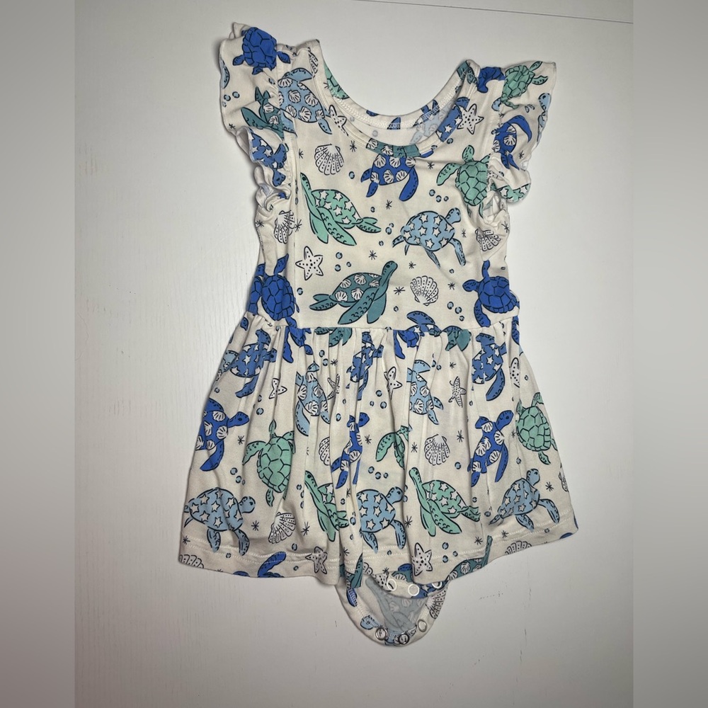Caden Lane Totally Turtles Twirl Dress